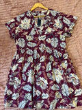 Vestido floral lila