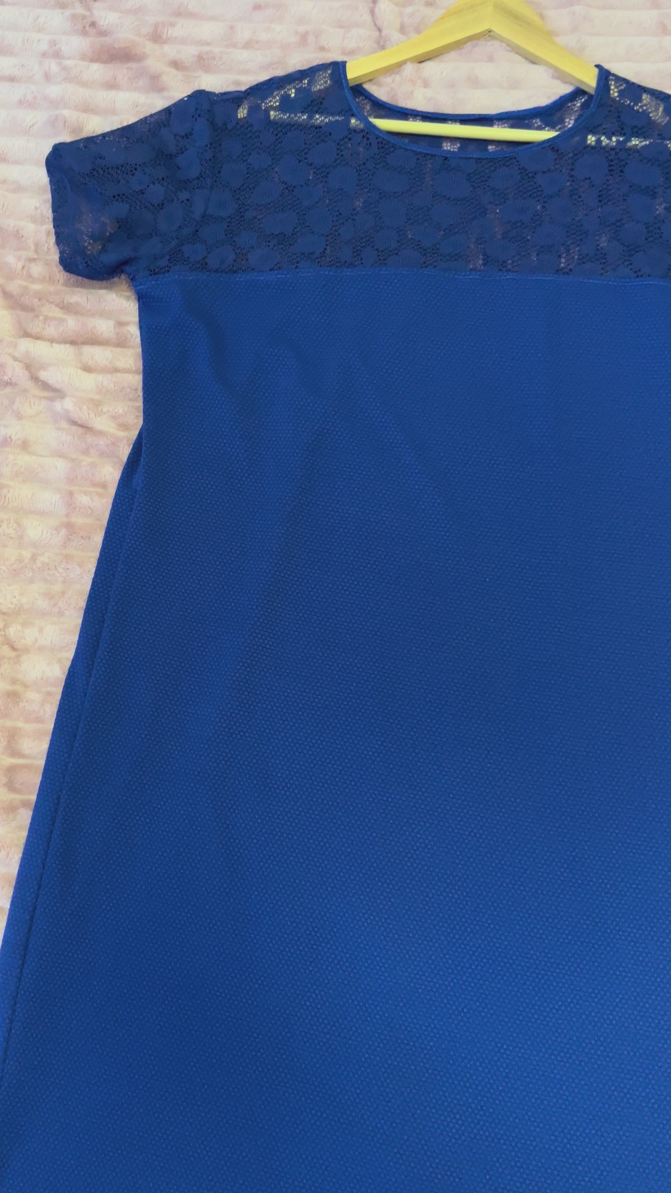 Vestido de gala Azul